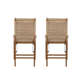 Thumbnail 3: Linon Linon Norwich Woven Back Folding Chair  
