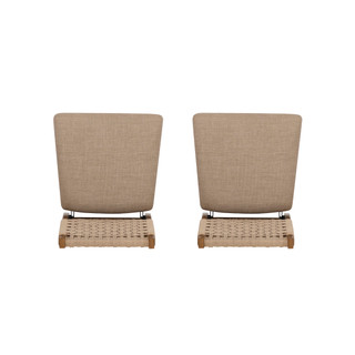 Thumbnail 5: Linon Linon Norwich Woven Back Folding Chair  