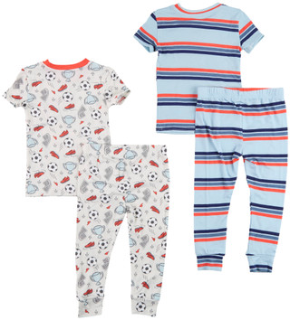 Thumbnail 2: Tahari Toddler Boys 4 Pc Pajama Pants Set 
