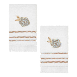 Thumbnail 1: Nicole Miller Camille 2 Pc. Fingertip Towel Set 
