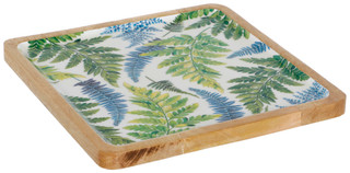 Thumbnail 2: Boston International Square Mango Wood Platter 