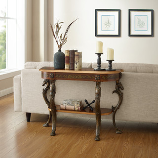 Thumbnail 4: Linon Linon Flicka Console With Cast Legs 