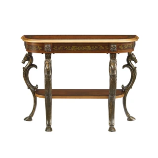 Thumbnail 9: Linon Linon Flicka Console With Cast Legs 