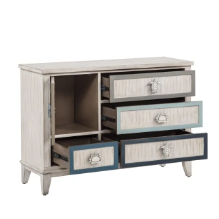 Thumbnail 6: Linon Linon Honu 42 in.  5 Drawer Storage Cabinet 