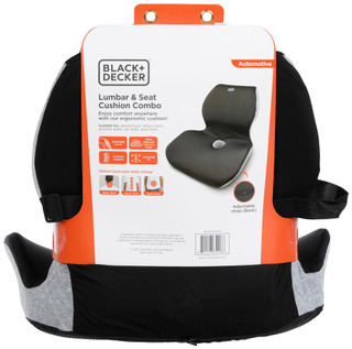 Thumbnail 2: Black + Decker Lumbar & Seat Cushion Combo 