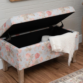 Thumbnail 3: Linon Linon Stephanie Floral Bench 