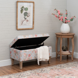 Thumbnail 4: Linon Linon Stephanie Floral Bench 