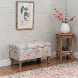 Thumbnail 8: Linon Linon Stephanie Floral Bench 