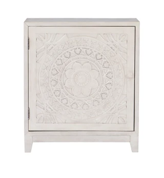 Thumbnail 9: Linon Linon Grace Smokey Cabinet 