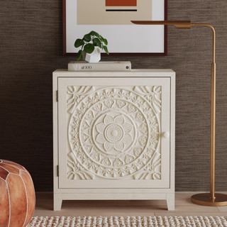 Thumbnail 11: Linon Linon Grace Smokey Cabinet 
