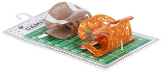 Thumbnail 2: Fantasia Accessories 2 Pk Football Game Day Hair Claw Clips 