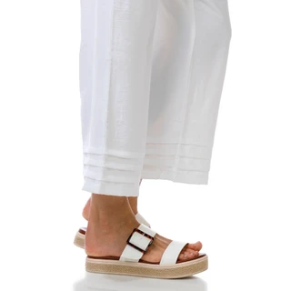 Thumbnail 2: Soho Apparel Women's Pull-On Drawstring Pleated Hem Pants 