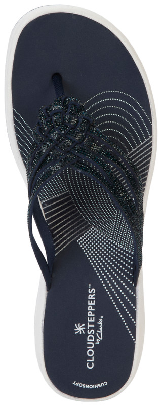 Thumbnail 5: Clarks Women's  Cloudsteppers Breeze Gem Flip Flop Sandals 