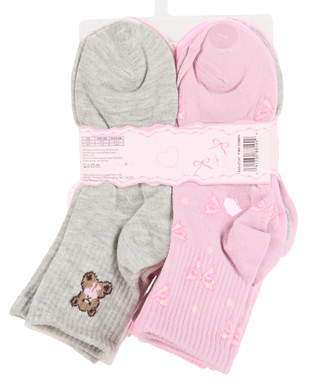 Thumbnail 2: Capelli Girls 12 Pk Quarter Socks 