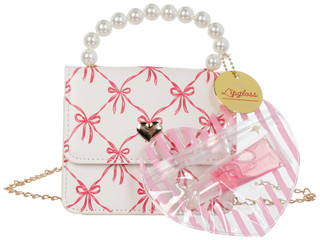 Thumbnail 1: Willow & Ruby Girls Bow Print Mini Purse 