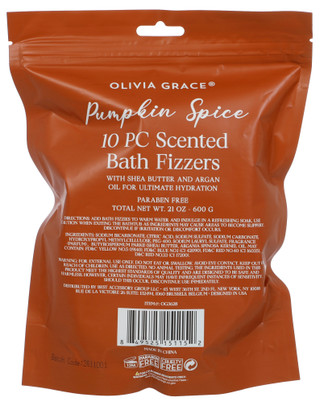 Thumbnail 2: Olivia Grace 10 pc Scented Bath Fizzers  