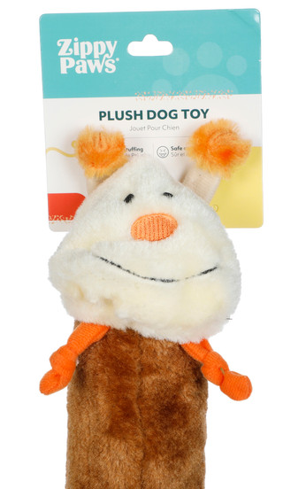 Thumbnail 2: Zippy Paws Zippy the Caterpillar Squeaky Plush Dog Toy 