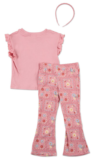 Thumbnail 2: Btween Little Girls 3 Pc Pants Set  