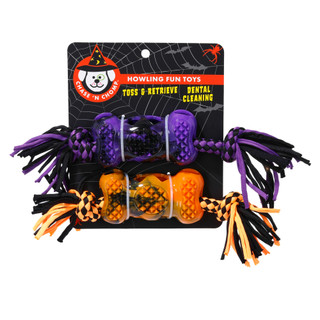 Thumbnail 1: CHASE N CHOMP 2 Pk Toss & Retrieve Dog Toys  