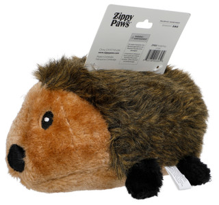 Thumbnail 2: Zippy Paws Hedgehog Squeaky Plush Dog Toy 