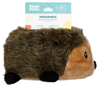 Thumbnail 1: Zippy Paws Hedgehog Squeaky Plush Dog Toy 