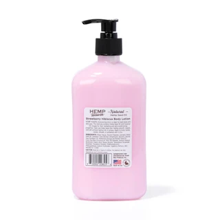 Thumbnail 2: Hemp Heaven 18 oz Strawberry Hibiscus Body Lotion 