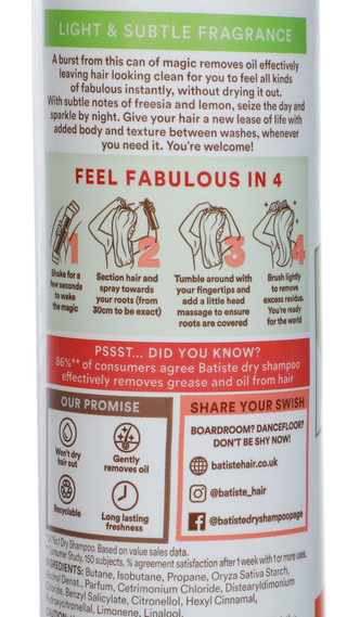 Thumbnail 2: BATISTE 6 oz Bare Scented Dry Shampoo  