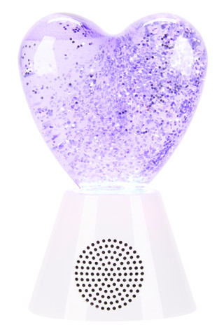 Thumbnail 1: SIMPLY TECH Wireless Speaker with LED Floating Glitter Night Light 