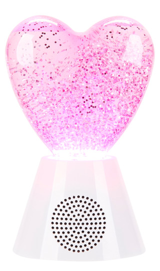 Thumbnail 1: SIMPLY TECH Wireless Speaker with LED Floating Glitter Night Light 