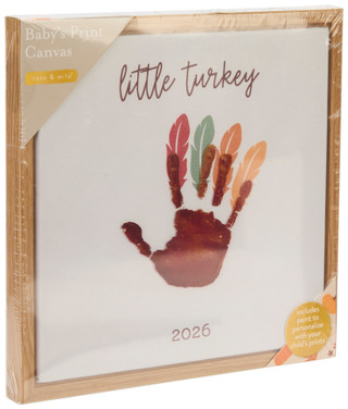 Thumbnail 2: KATE & MILO 7.5 in Harvest Baby's Print Canvas  