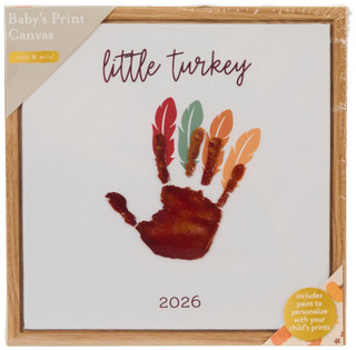 Thumbnail 1: KATE & MILO 7.5 in Harvest Baby's Print Canvas  