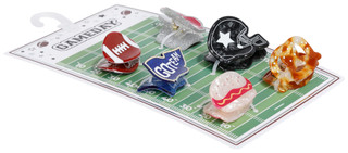 Thumbnail 2: Fantasia Accessories 6 Pk Game Day Hair Clips 