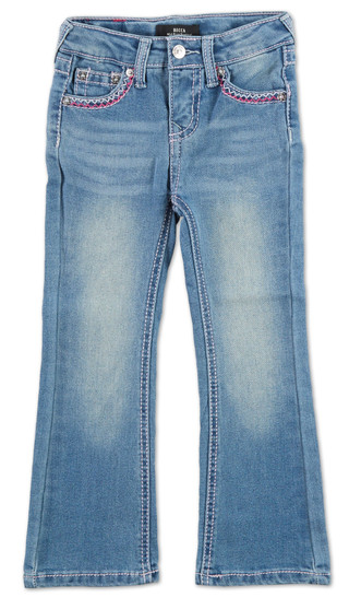 Thumbnail 1: True Religion Little Girls Flare Leg Jeans  