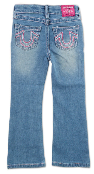 Thumbnail 2: True Religion Little Girls Flare Leg Jeans  