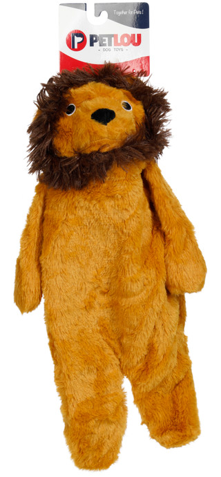 Thumbnail 1: Petlou 19 in Floppy Lion Crinkly Plush Dog Toy 