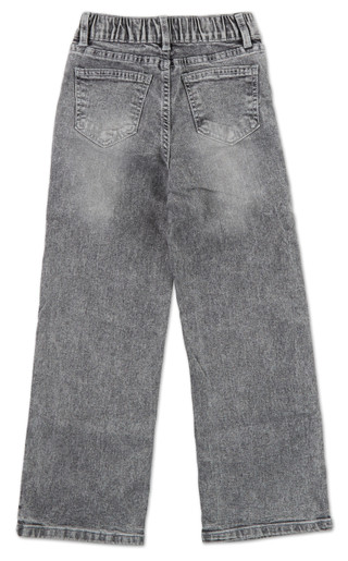 Thumbnail 2: Vigoss Girls 5 Pocket Star Studded Wide Leg Jeans 