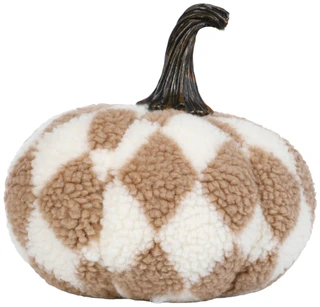 Thumbnail 2: Autumn Gatherings 9 In Checkerboard Sherpa Pumpkin 