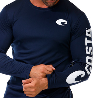 Thumbnail 3: COSTA Men's Long Sleeve Technical Crew Shirt 