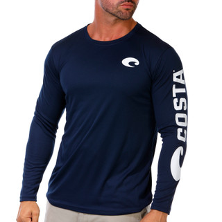 Thumbnail 1: COSTA Men's Long Sleeve Technical Crew Shirt 
