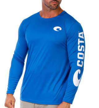 Thumbnail 1: COSTA Men's Long Sleeve Technical Crew Shirt 