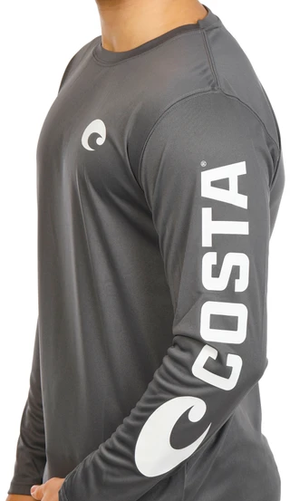 Thumbnail 2: COSTA Men's Long Sleeve Solid Performance Shirt 