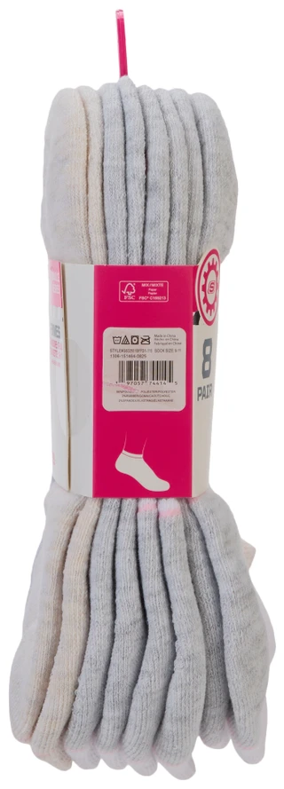 Thumbnail 3: SKECHERS WORK Women's 8-Pk Extended Terry Low Cut Socks 