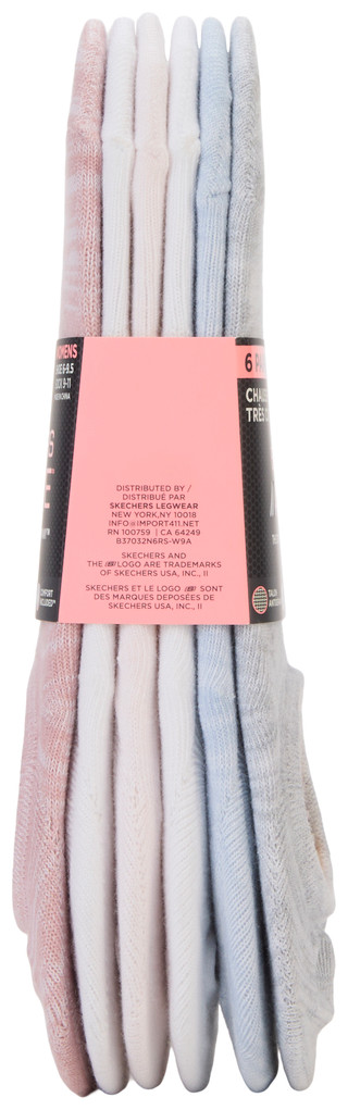 Thumbnail 2: Skechers Women's 6 Pk Active No Show Socks 
