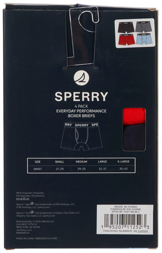 Thumbnail 2: Sperry Men's 4 Pk Everyday Performance Boxer Briefs 