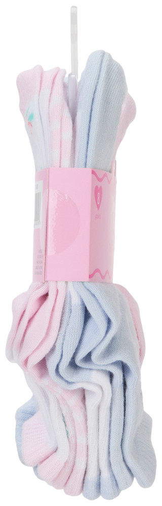 Thumbnail 2: Dream Pink Girls 8 Pk Mid Crew Socks 