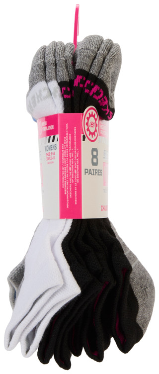 Thumbnail 2: SKECHERS WORK Women's 8 Pk Low Cut Socks 