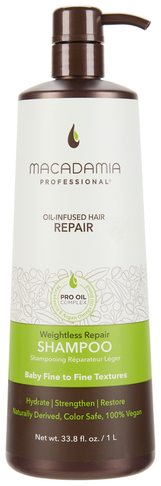 Thumbnail 1: Macadamia 33.8 oz Oil-Infused Hair Repair Shampoo 