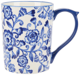 Thumbnail 1: 10 Strawberry Street Floral Sylvie Ceramic Mug 