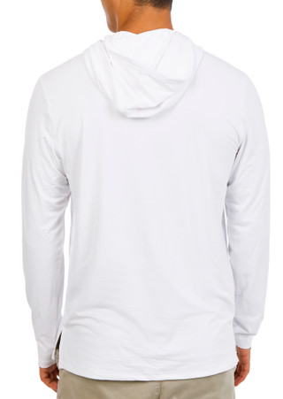 Thumbnail 4: REEL LEGENDS Men's Long Sleeve Performance Hooded Tee 