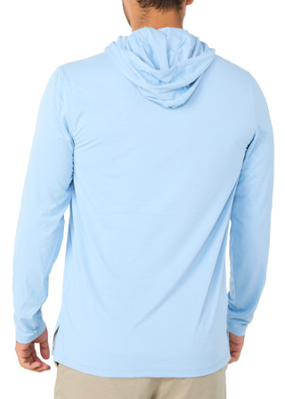 Thumbnail 5: REEL LEGENDS Men's Long Sleeve Performance Hooded Tee 